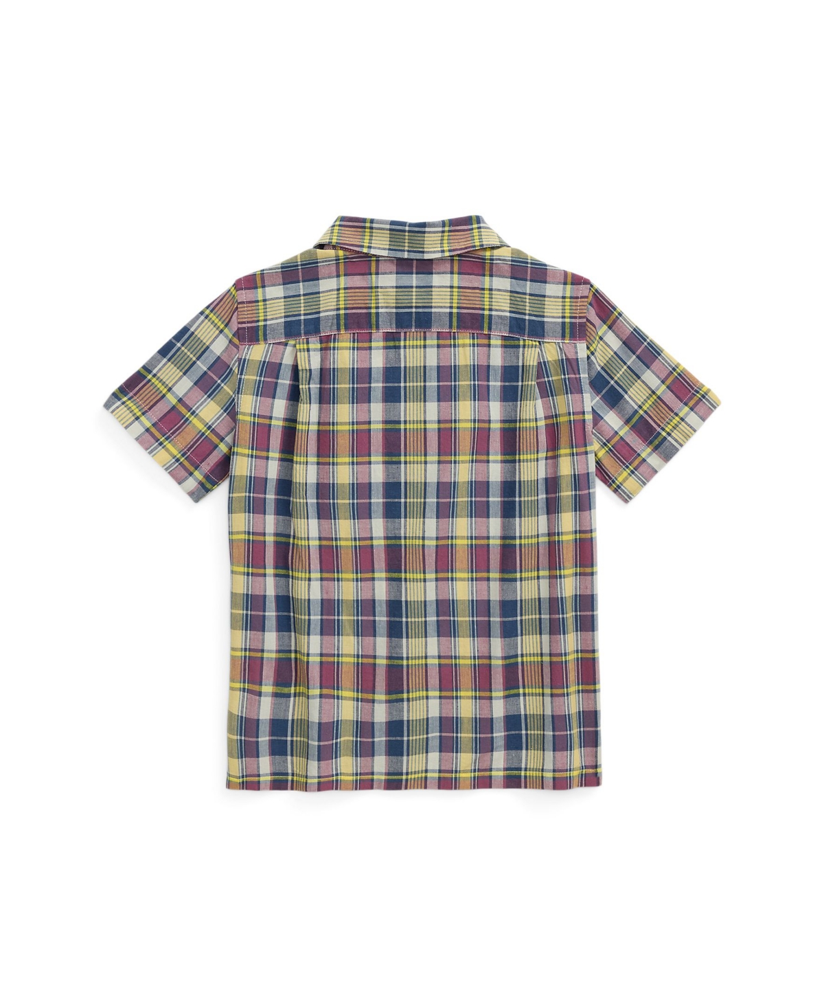 Polo Ralph Lauren Toddler And Little Boys Plaid Camp Shirt