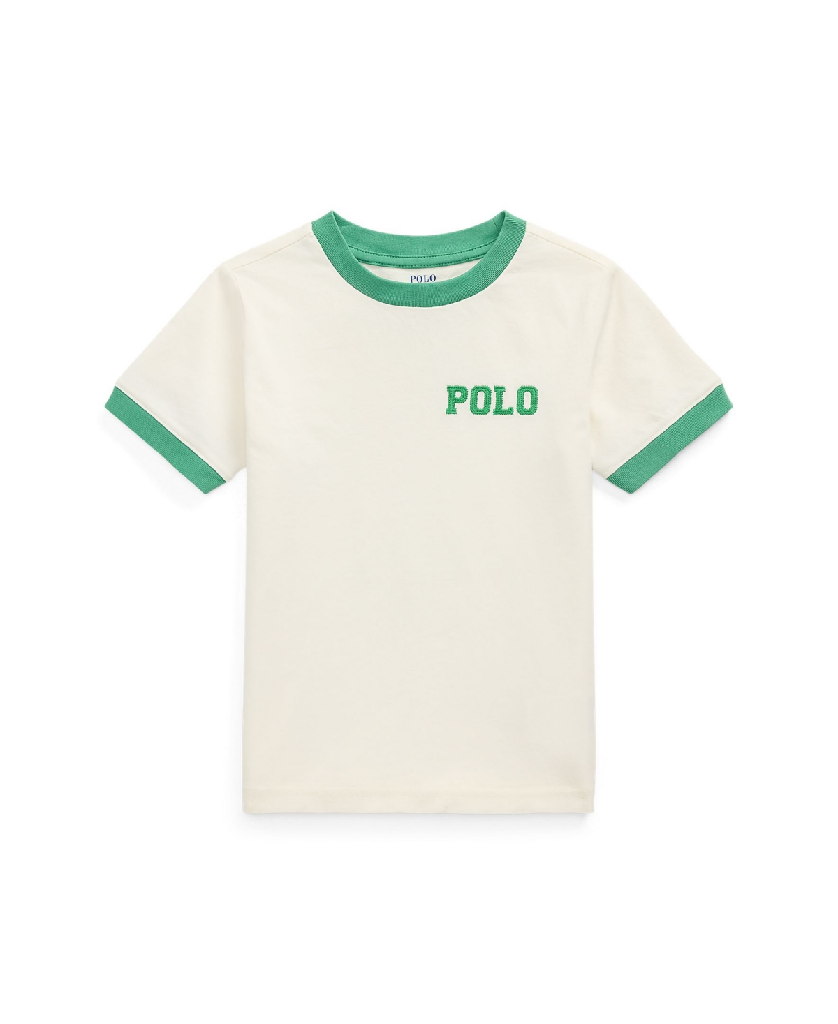 Polo Ralph Lauren Logo Cotton Jersey T-shirt In White