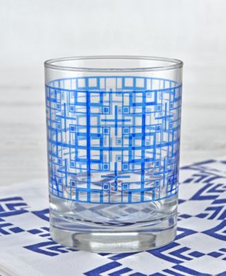 Millard Block Double Old Fashioned Glasses, Set of 4
