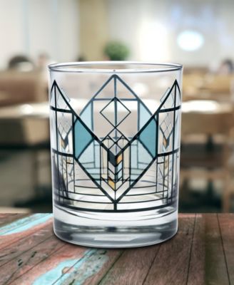 Lake Geneva Tulip Double Old Fashioned Glasses, Set of 4