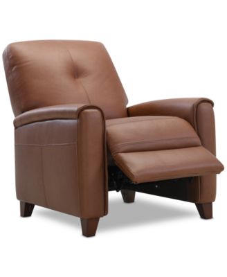 Ashlinn 35" Pushback Leather Recliner, Exclusively at Macy's