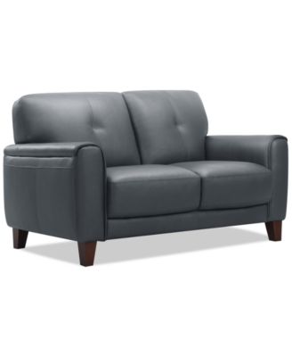 Ashlinn 61" Leather Loveseat, Exclusively at Macy's