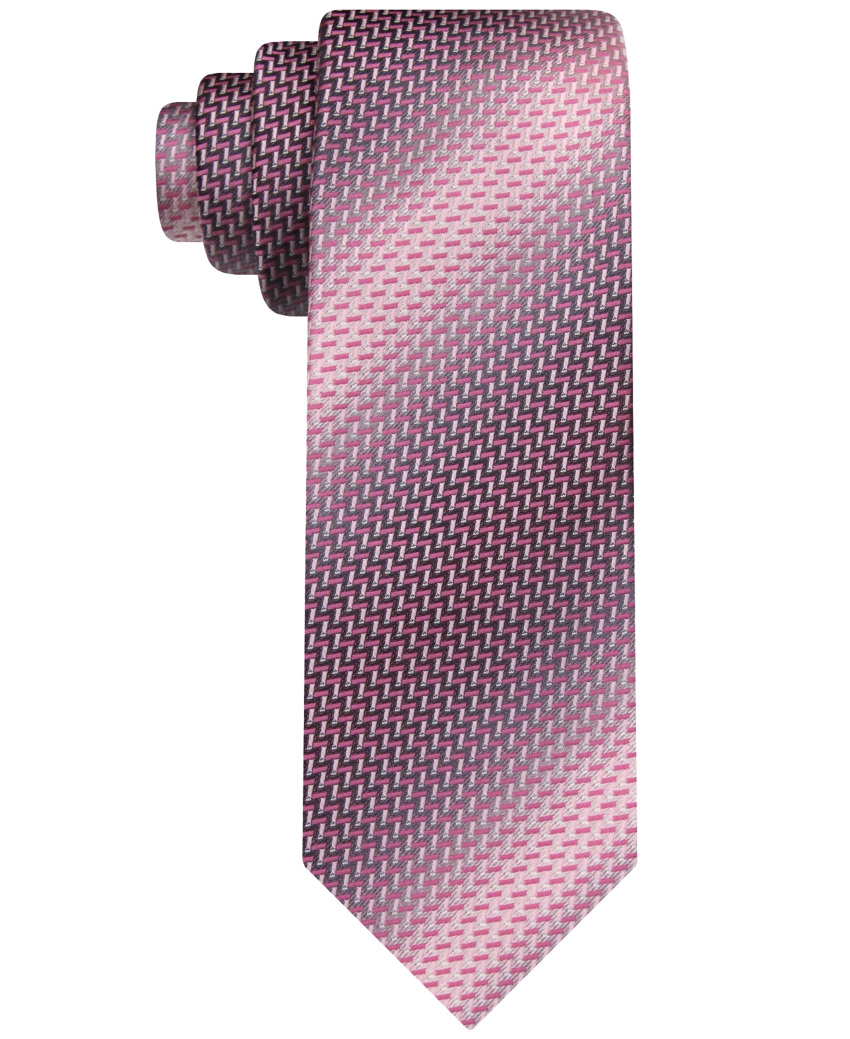 Men's Classic Textured Neat Tie - Green