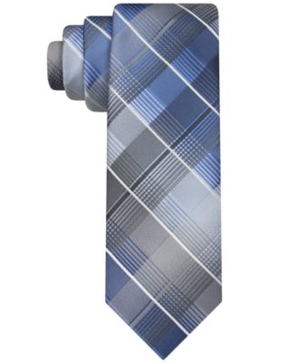 Men's Classic Shadow Gradient Plaid Tie