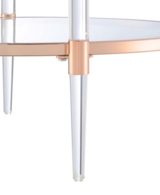 20" Royal Crest 2 Tier Acrylic Glass End Table