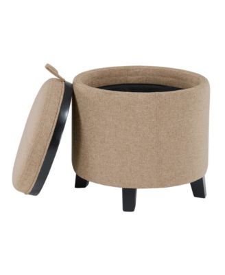 19" Designs4Comfort Oscar Storage Ottoman with Reversible Tray