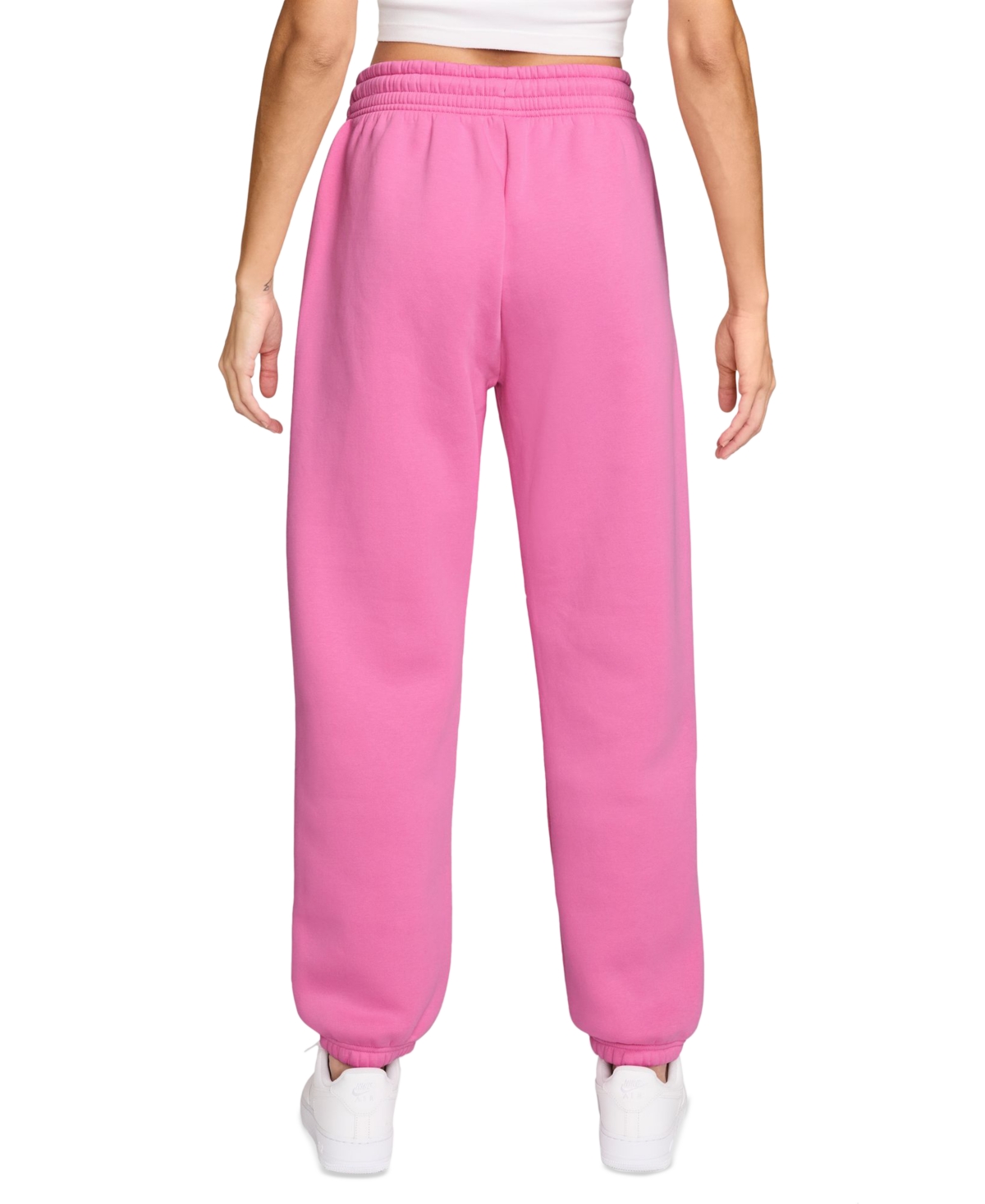 Nike Sportswear Phoenix Fleece High-waisted Oversized Sweatpants In Pink