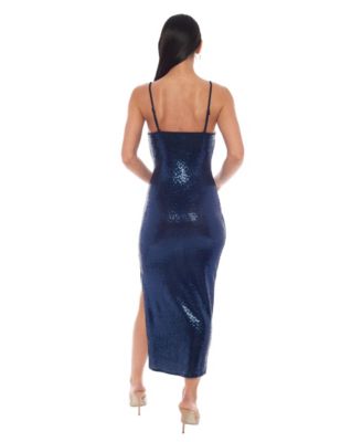 Women's Disco Dot Maxi Tank Bodycon Dress