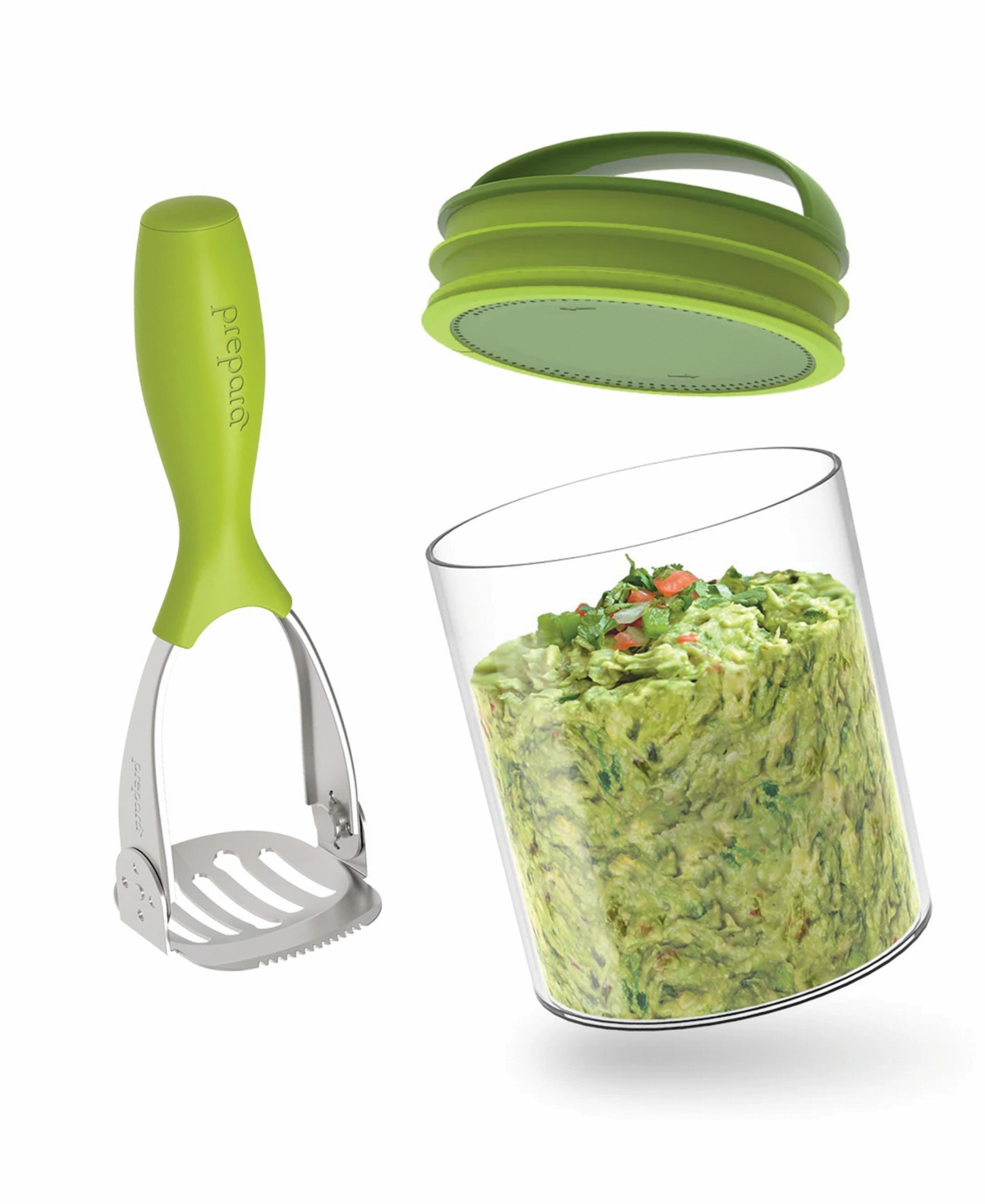 Prepara 2-Piece Guac Savor Avocado Flip Masher Bundle