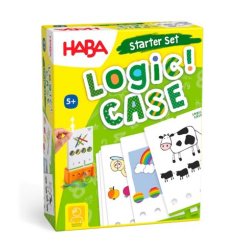 Детская игрушка Haba Logic! Case 77 Puzzles Brain Teaser Game, Ages 5+