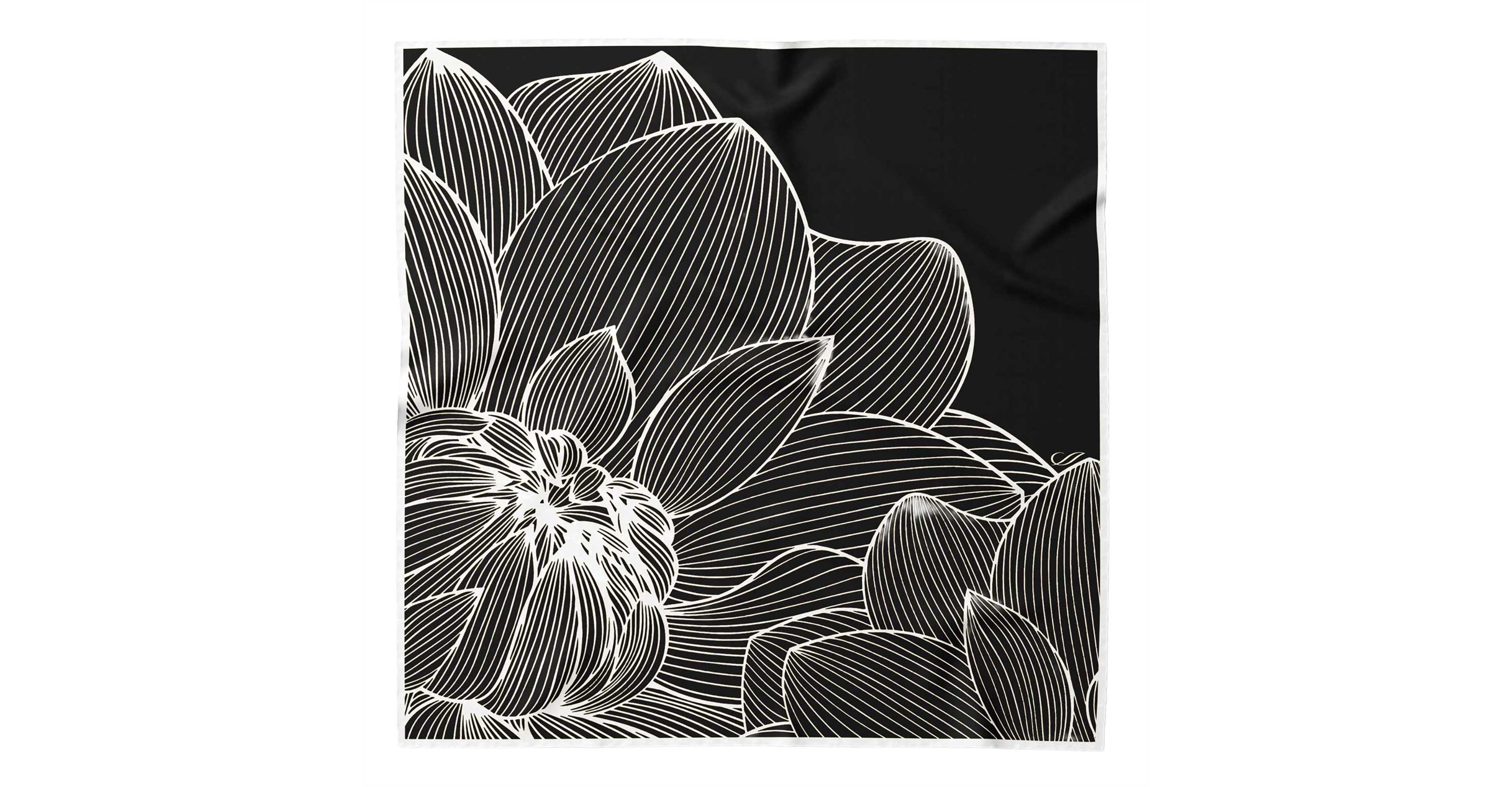 Fior di Loto - Silk Bandana for Women