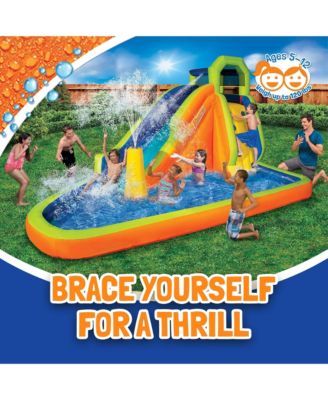 Gushing Geyser Water-Spraying Inflatable Pool Water Park Set, Multicolor