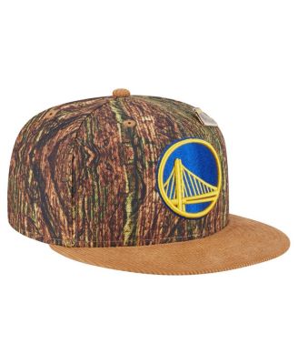 Men's Camo Golden State Warriors Victory Grove Forest Sneaker Pin 9FIFTY Snapback Hat