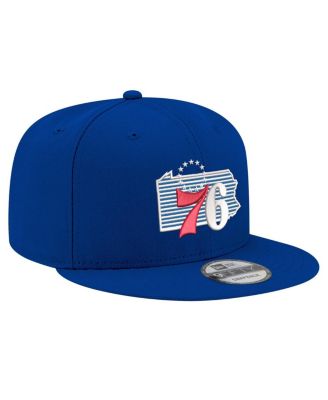 Men's Royal Philadelphia 76ers State Pride 9FIFTY Snapback Hat
