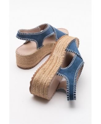 Bellezza Leather Platform Sandals
