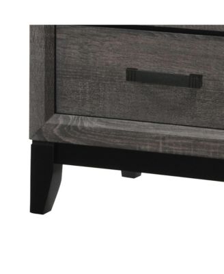 Ambroise 2-Drawer Wooden Side End Table, Nightstand