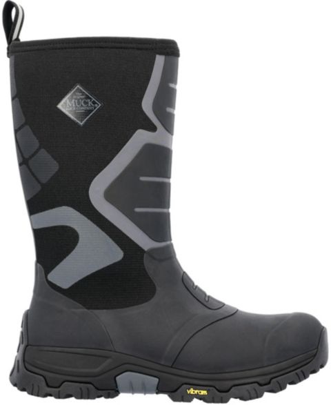 Мужские ботинки MUCK Apex Pro Vibram Arctic Grip All-Terrain Boot, цвет: Чёрный