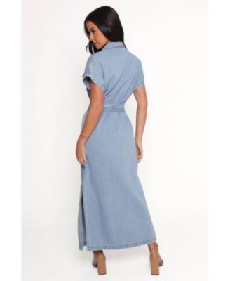 Women's Griffin Shirt Maxi Dress