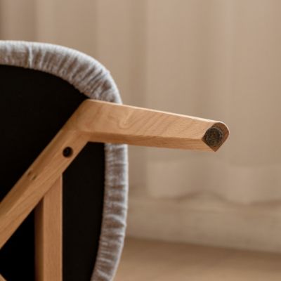 Oak Dining Chair, Set of 2 (North American, Natural Wood