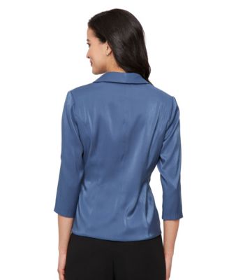 Petite 3/4-Sleeve Jersey Jacket