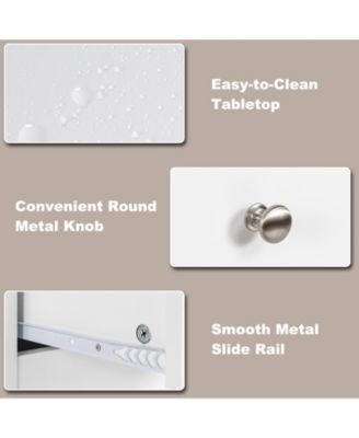 3-Drawer Home Office Study Computer Desk with Spacious Desktop