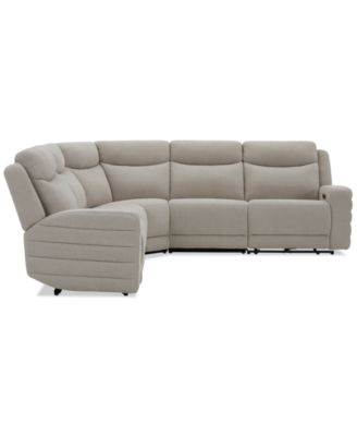 Kristyan 5-Pc. Fabric Sectional with 2 Power Recliners, Exclusively at Macy's