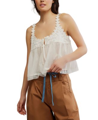 フリーピープル Free People Stevie Lace Tank レディース シャツ トップス Clean Ivory Stevie Lace Tank, Clean Ivory | Free People – North & Main