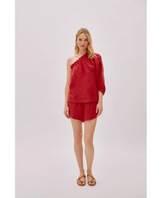 Women's Labeca London Capri Linen Shorts