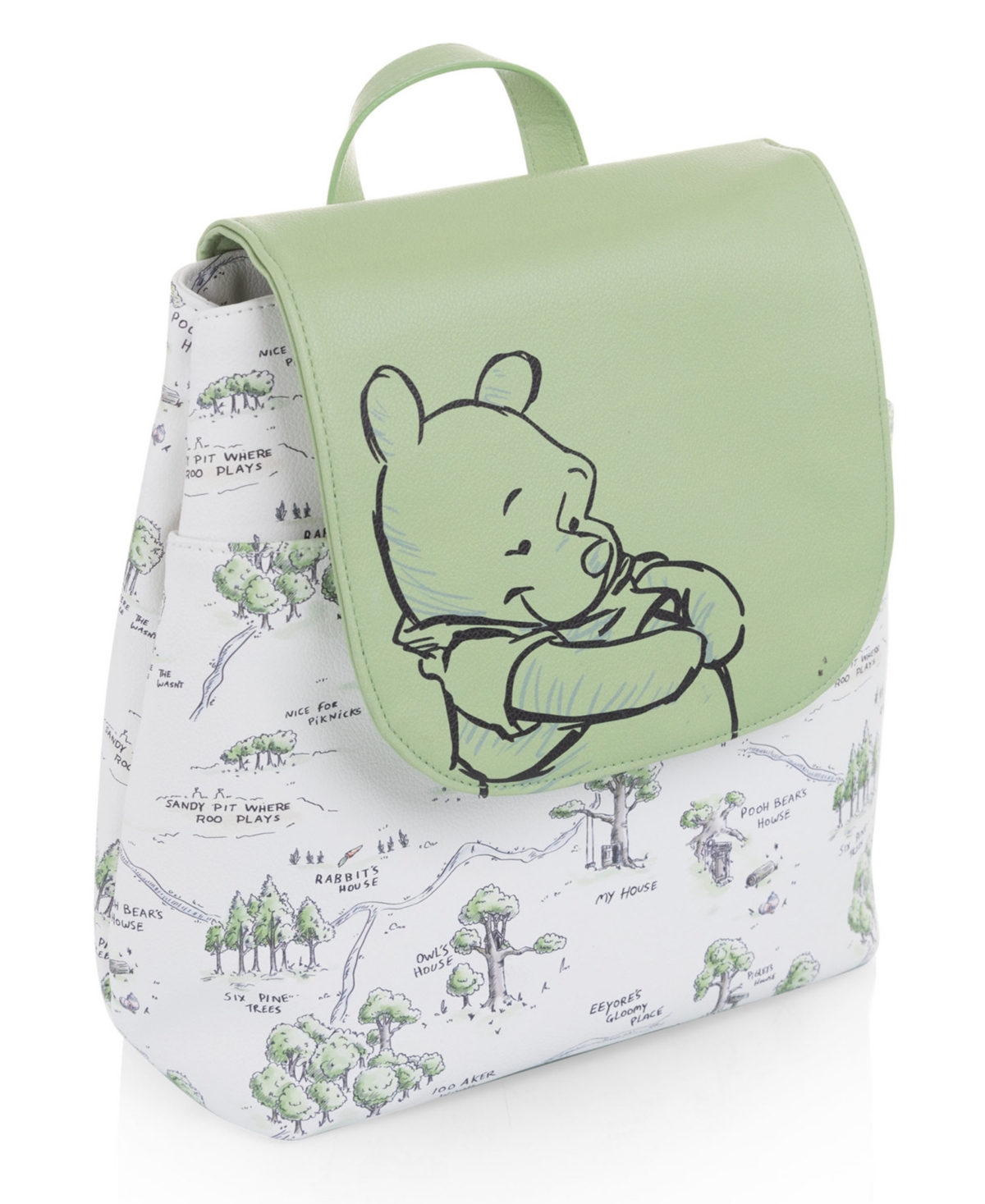 Disney Winnie the Pooh Downtown Mini Cooler Backpack - Green