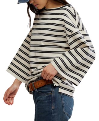 Women's Cest La Vie Boat-Neck Cotton T-Shirt