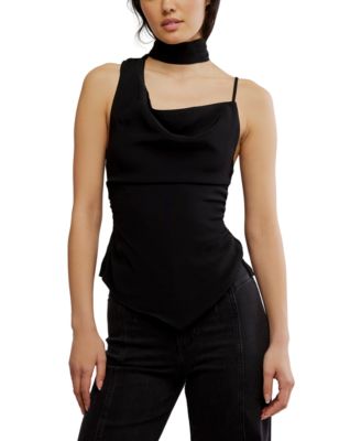 Free People - Women's True To You Asymmetric-Neck Tank Top