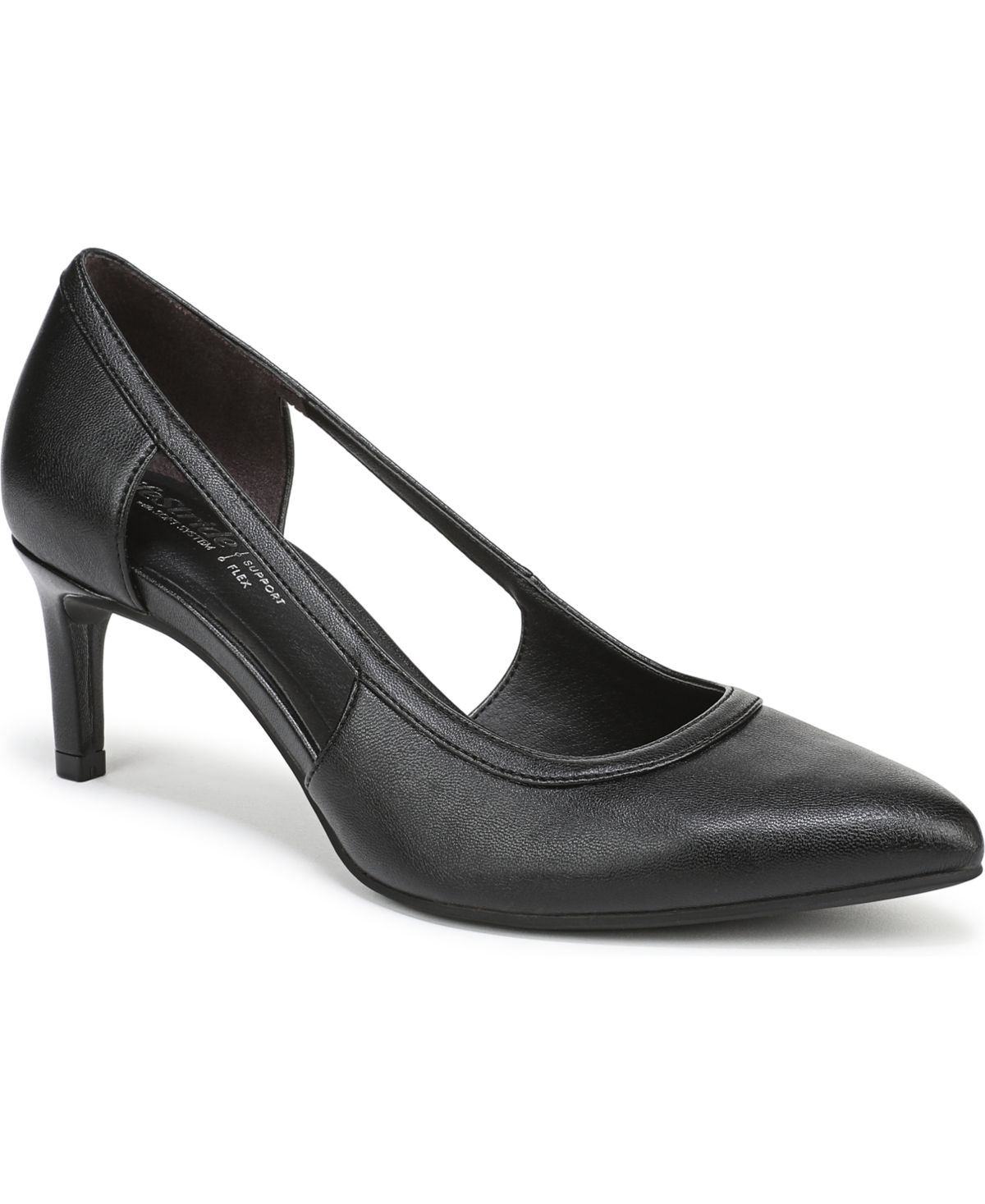 Women's Alma Pointed Toe Dress Pumps - Wine Red Faux Leather