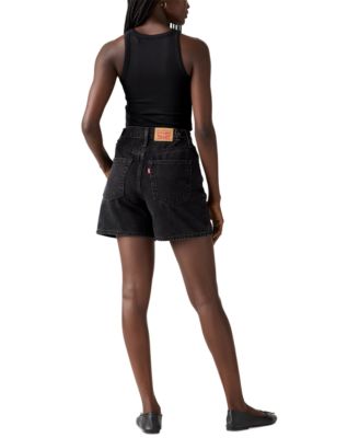 Women's Cotton Cinch-Waist Denim Shorts 