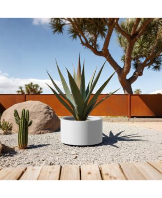 Corten Steel Raised Garden Bed Kit - 15.5" Round - Pre-Rusted