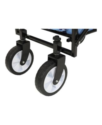 Collapsible Wagon Cart - 225lb Capacity, Blue