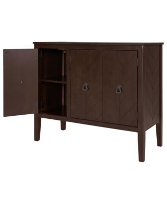 Sideboard with Adjustable Shelf, Handles & Legs