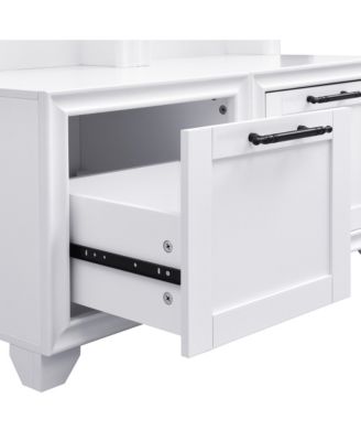 Hall Tree Set of 2 - Entryway Coat Rack & Bench