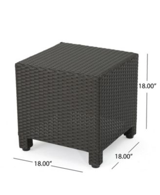 Wicker Cube Side Table - Outdoor Coffee Table