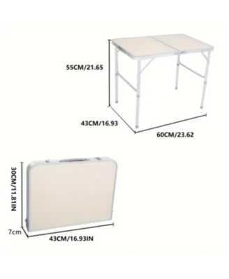 Small outdoor folding table