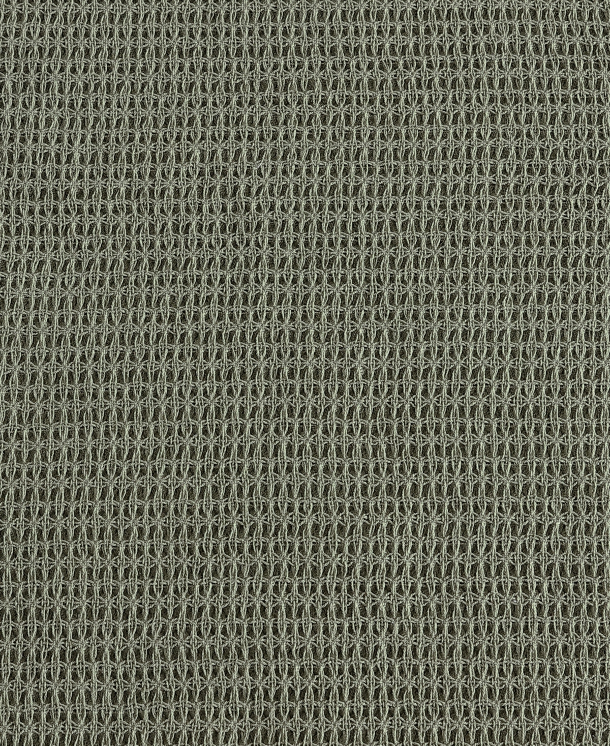 Calvin Klein Honeycomb Cotton Woven Blanket, Queen In Green