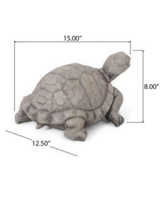 Charming Turtle Garden Statue - Concrete, Weather-Resistant