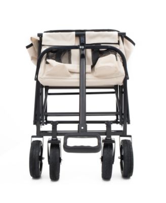 Collapsible Utility Wagon Cart - 225lb Capacity - Cream