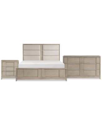 Furniture - Kaci 3-Pc. Set (California King Storage Bed, Dresser & Nightstand)