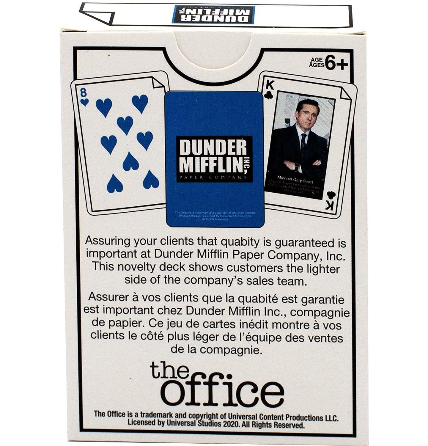 Детская игрушка NMR Distribution The Office Dunder Mifflin 52-Card Deck with 2 Jokers, Ages 6+ — фото 3