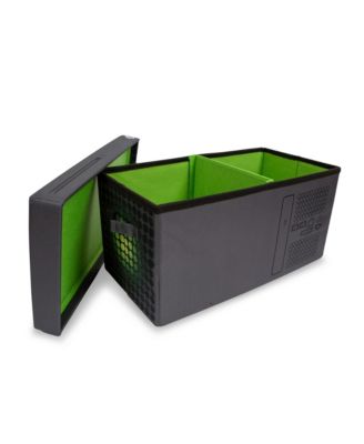 Xbox Series X Logo Storage Bin Chest Organizer with Lid | 24 x 12 Inches