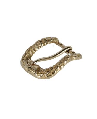 Men's 35mm Opulent Scaled Italian Solid Brass Harness Belt Buckle