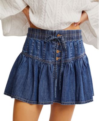 Women's Roselle Denim Mini Skirt