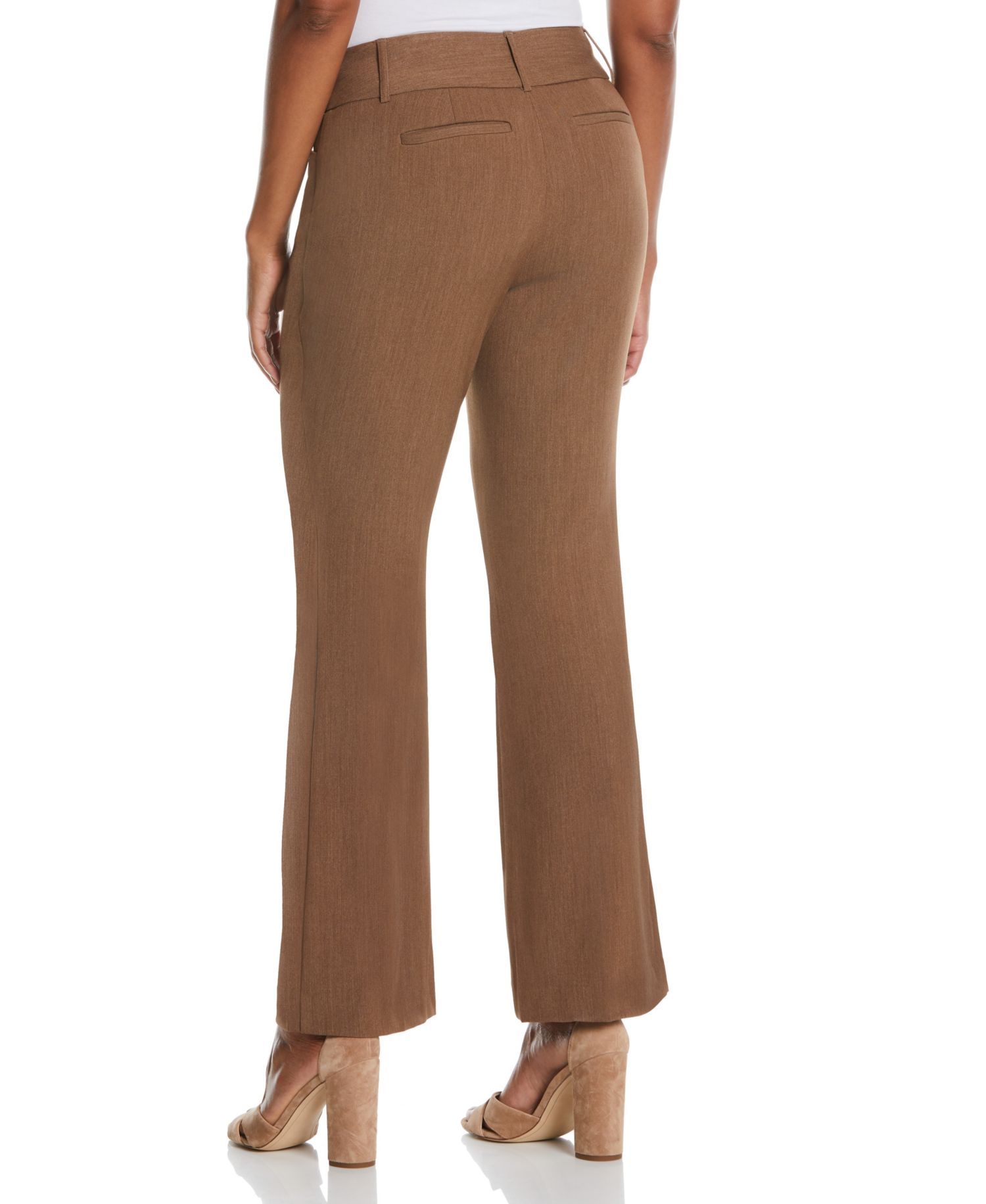 Petite Curvy Fit Boot Cut Pants