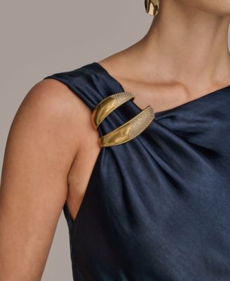 Women's Rhinestone-Accent Gown