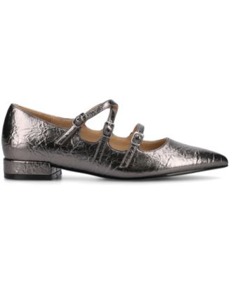 Women's Gretel Strappy Mary Jane Pointed Toe Flats